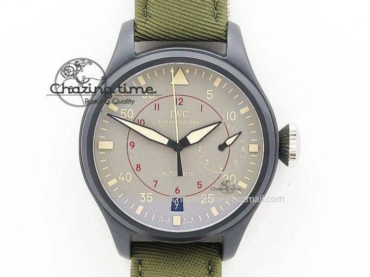MIROTIME 0502 Lightweight Portugieser Automatic SS IW501708 APSF 1:1 Best Edition Light Blue Dial on Gray Leather Strap A 7012